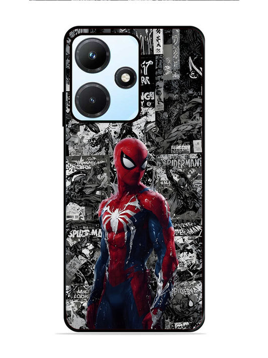 Infinix Hot 30I Spiderman Highlighted on News Paper
