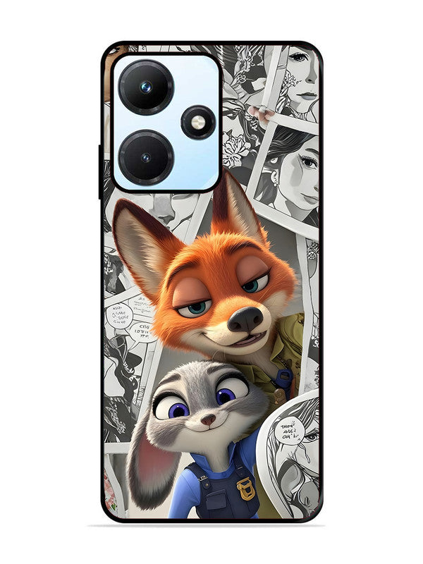 Infinix Hot 30I Cute Nick wilde and judy hopps