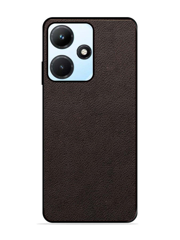 Infinix Hot 30i Print of Brown Leather Pattern