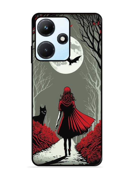 Infinix Hot 30i Scarlet Girl in Red Forest