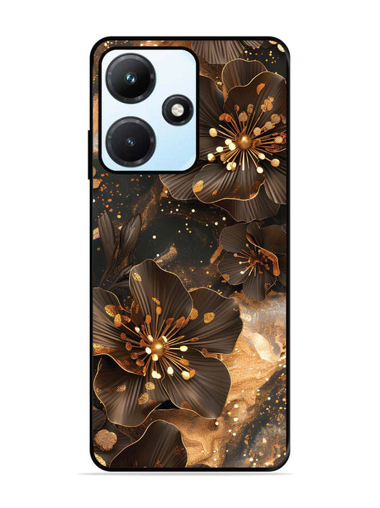 Infinix Hot 30i Golden Flowars