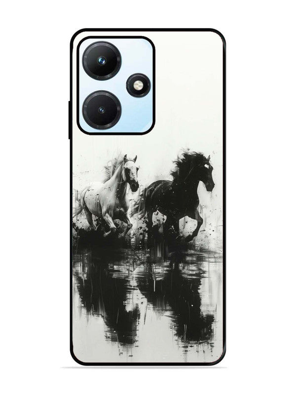 Infinix Hot 30i Black & White Horse