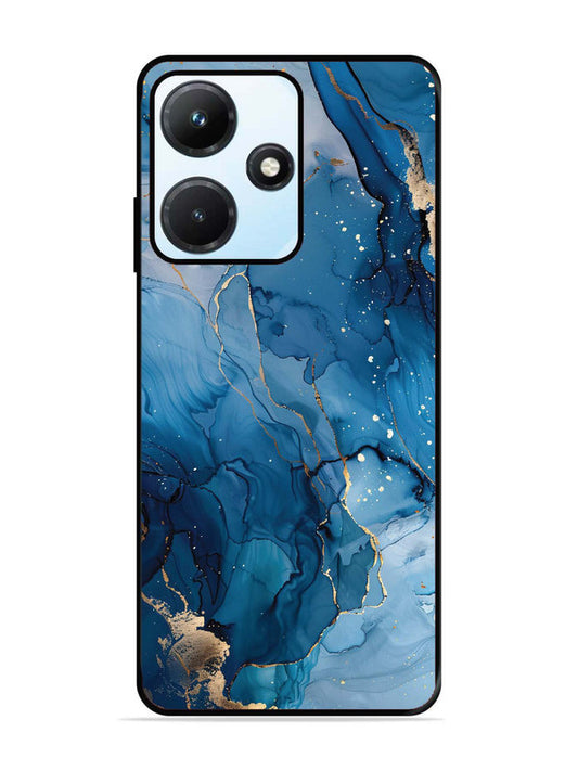 Infinix Hot 30i Oceanic Pattern with Golden Sprinkles