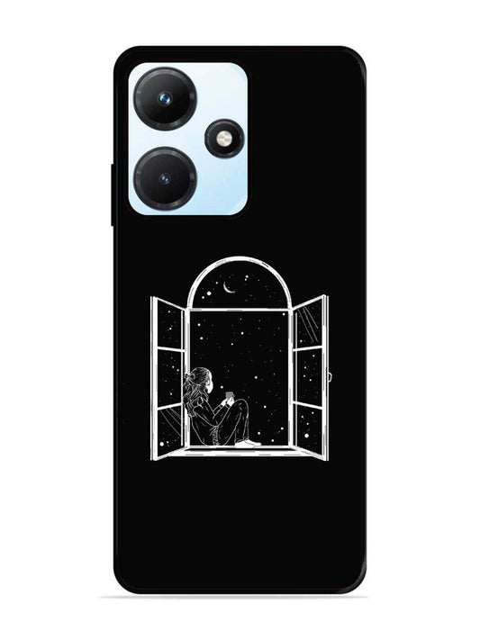 Infinix Hot 30i Little Girl on Window