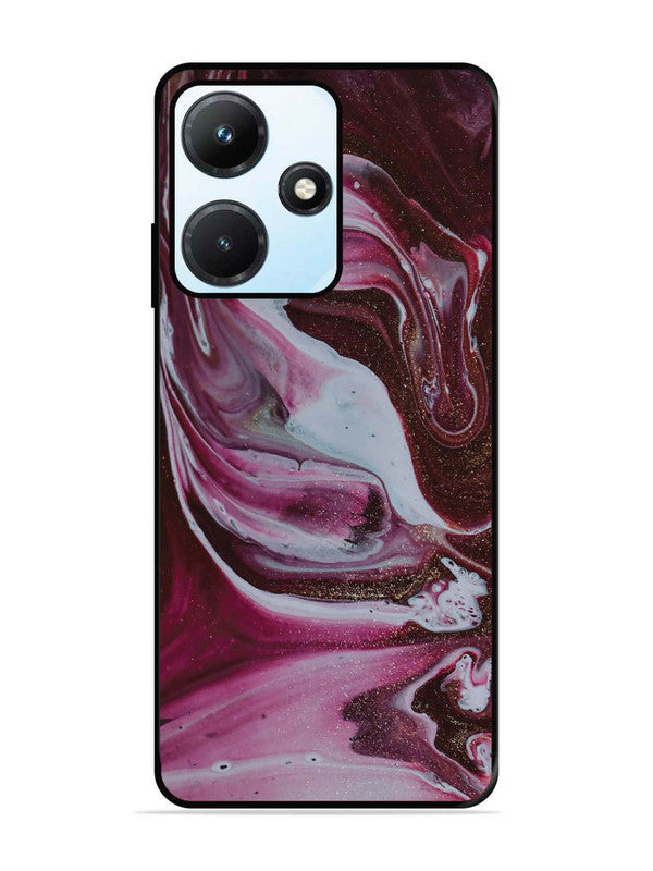Infinix Hot 30i Pink And Golden Marble