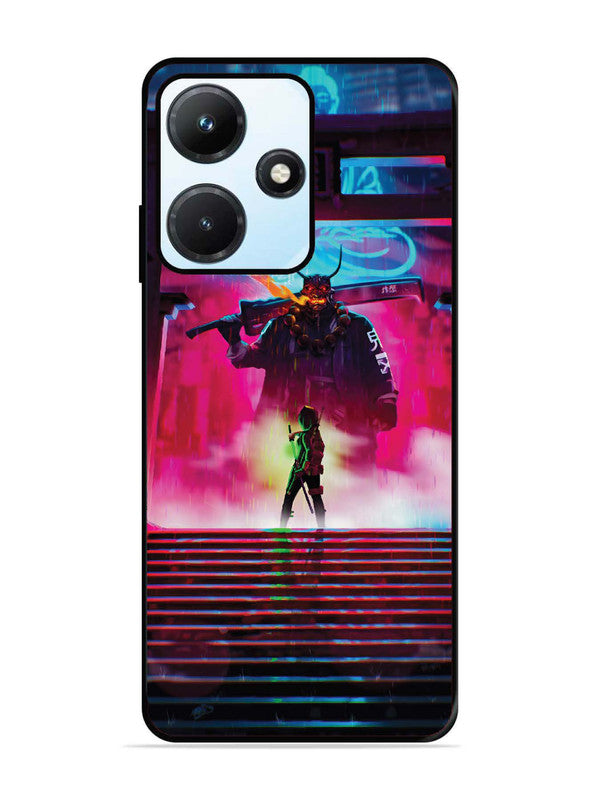 Infinix Hot 30i Cyberpunk Yokai Monster