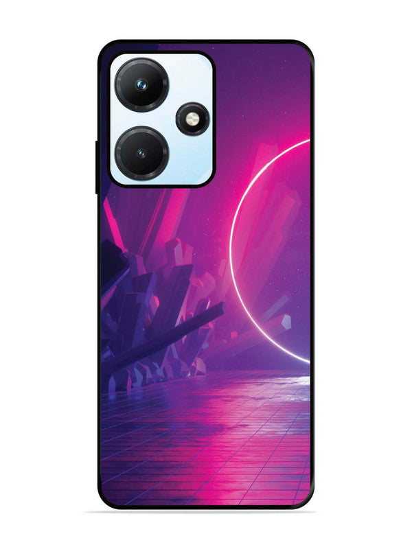 Infinix Hot 30i abstract with Neon Light