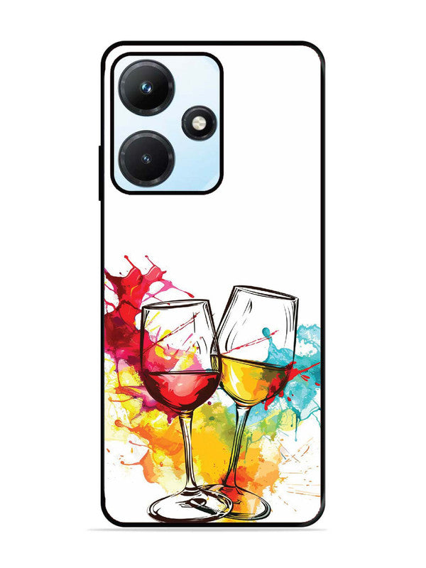 Infinix Hot 30i Colorful wine glasses