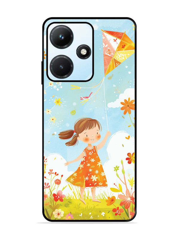 Infinix Hot 30i Little Girl Kite Flying
