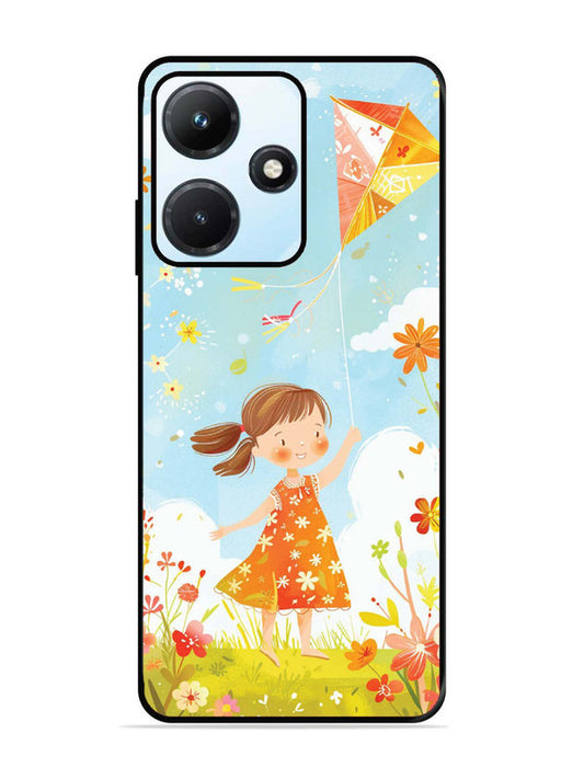 Infinix Hot 30i Little Girl Kite Flying
