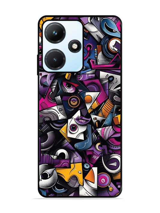 Infinix Hot 30i Abstract Geometric Graffiti Chaos