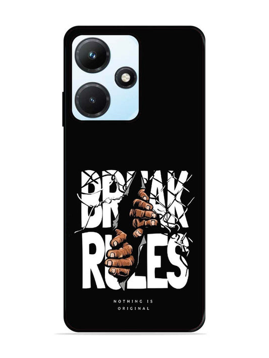 Infinix Hot 30i Break Rules Gritty Typography Art
