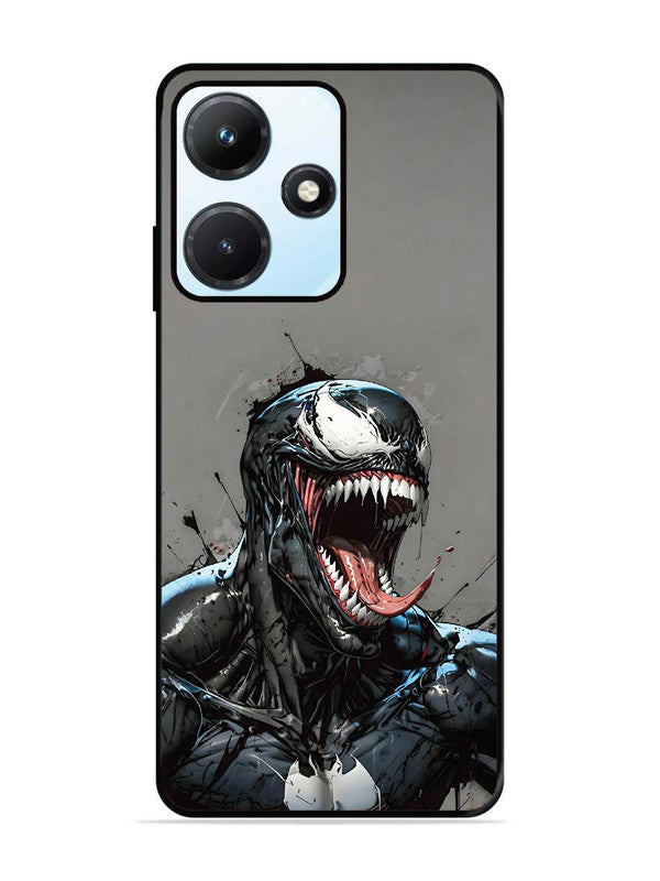 Infinix Hot 30i Venom Symbiote Grin Art