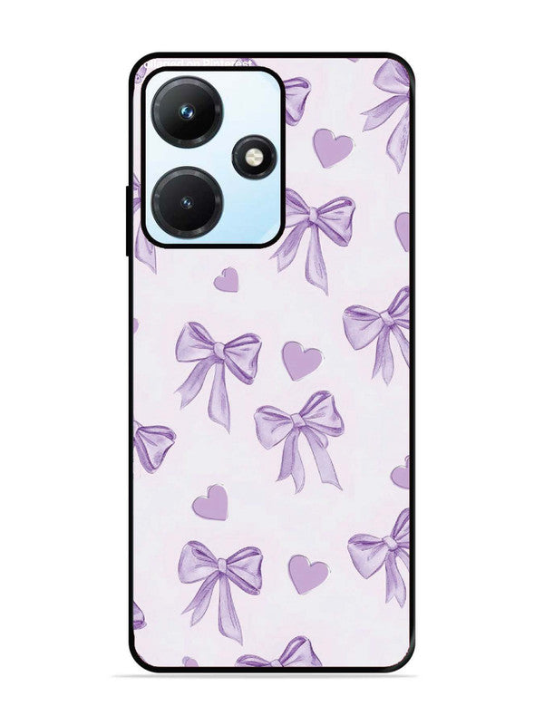 Infinix Hot 30i Bow Tie, Purple Hair Band