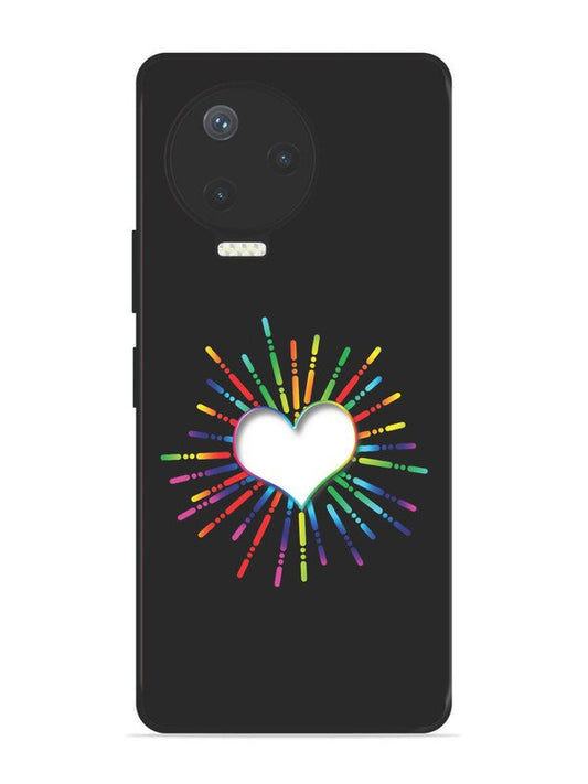 Infinix Note 12 Pro 4G Colourful Heart on Black