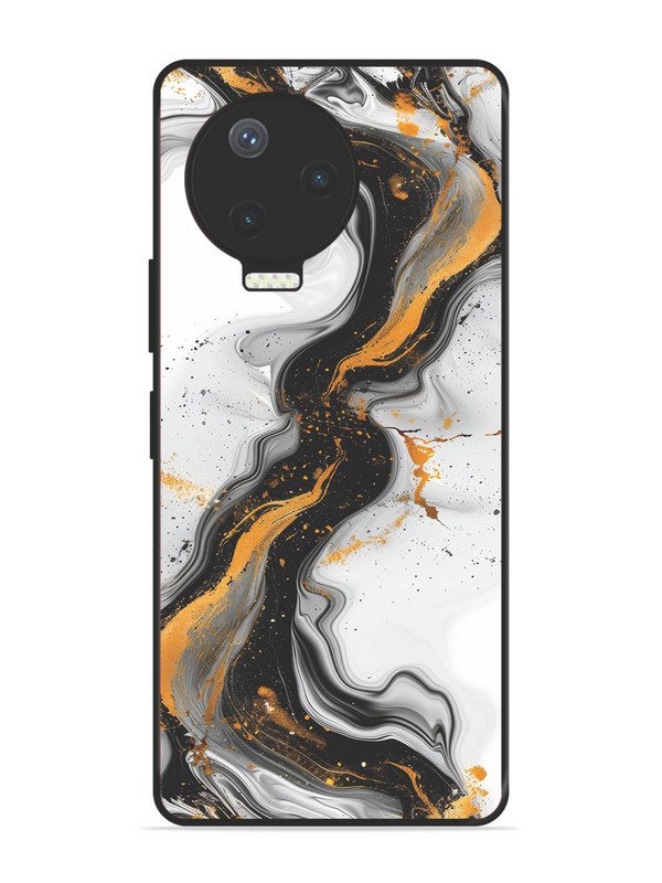 Infinix Note 12 Pro 4G Black And Golden Marble Essence