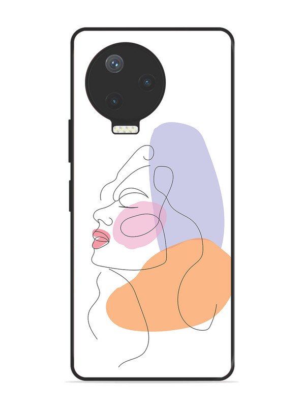 Infinix Note 12 Pro 4G Line Art Girl Face