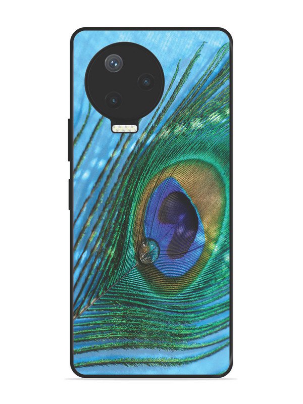 Infinix Note 12 Pro 4G A drop on Peacock Feather