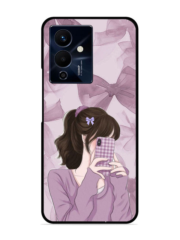 Infinix Note 12 Pro 5G Pinky Girl taking selfie