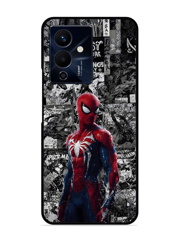 Infinix Note 12 Pro 5G Spiderman Highlighted on News Paper