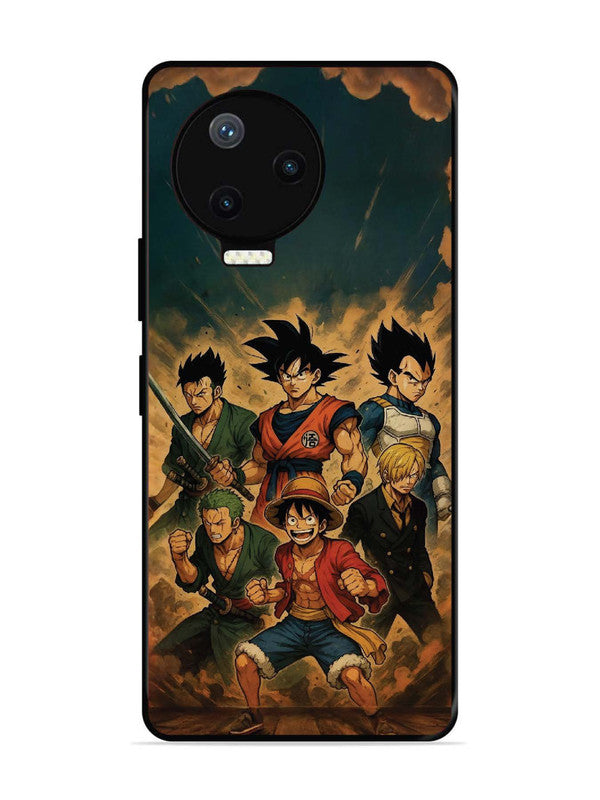 Infinix Note 12 Pro 4G OnePiece n Dragon Ball Z in one team