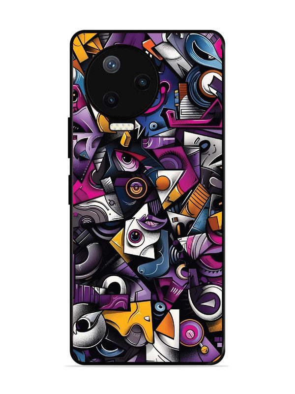 Infinix Note 12 Pro 4G Abstract Geometric Graffiti Chaos