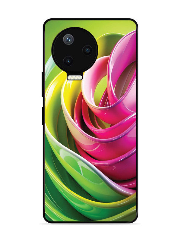 Infinix Note 12 Pro 4G Vibrant Swirl Glossy Ribbon Art