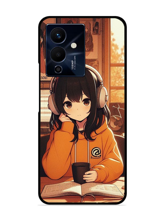 Infinix Note 12 Pro 5G Cute Girl listening Music