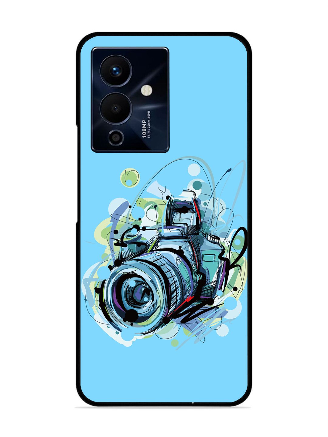 Infinix Note 12 Pro 5G Camera Blue Background