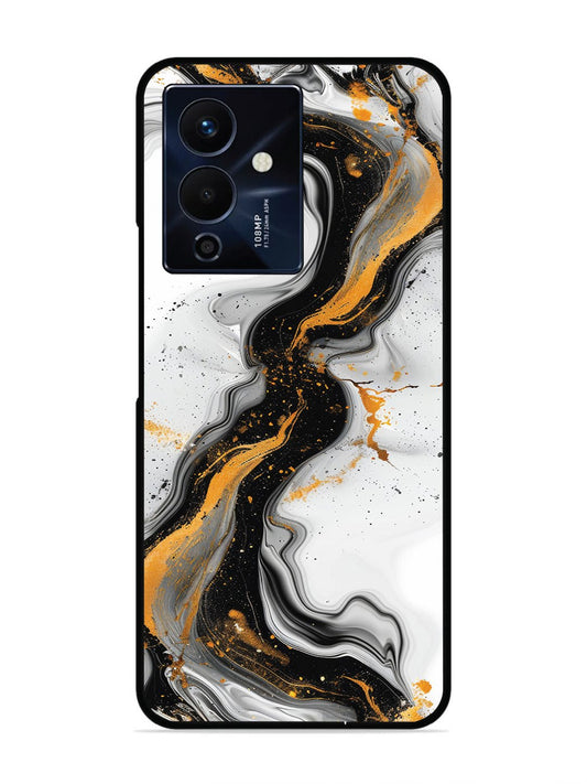 Infinix Note 12 Pro 5G Black And Golden Marble Essence