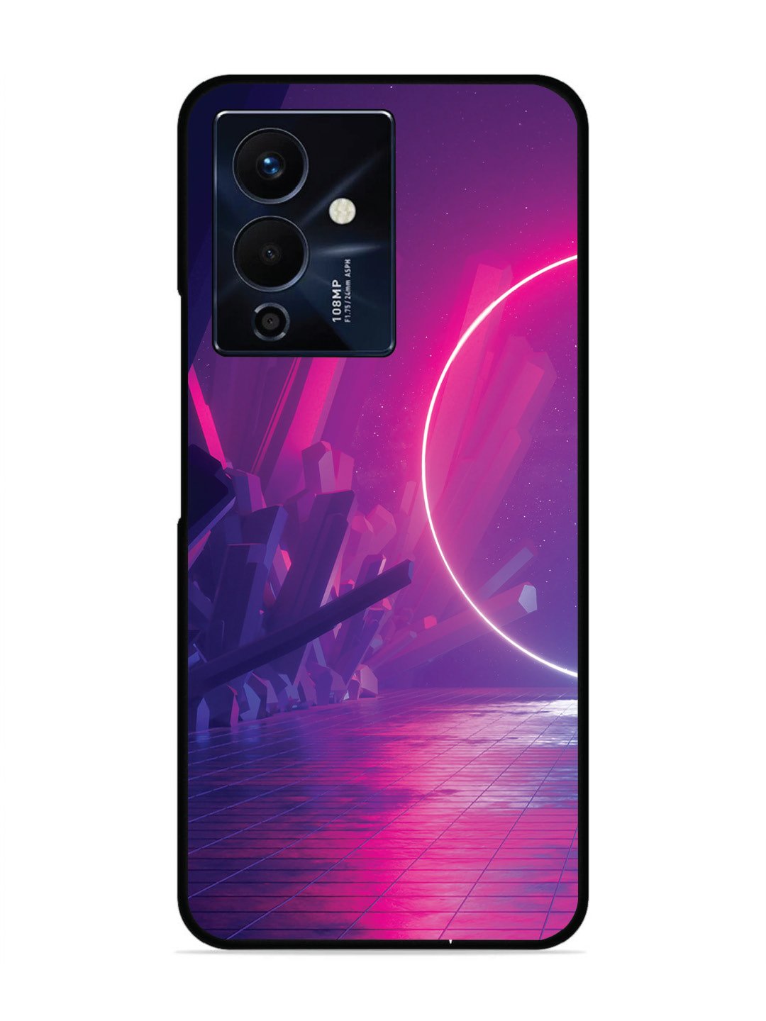 Infinix Note 12 Pro 5G abstract with Neon Light