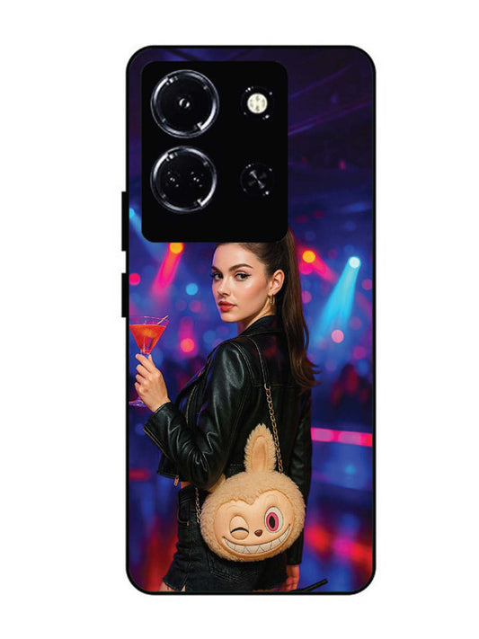 infinix note 30 5g Girl with Labubu Purs