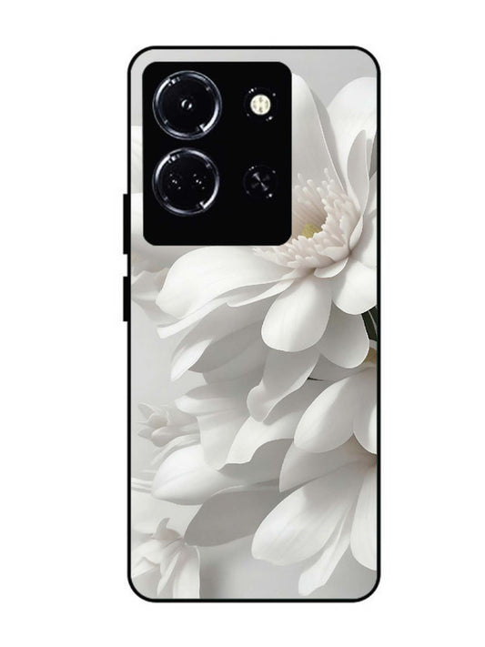 infinix note 30 5g Soft Focus Purity white Flower