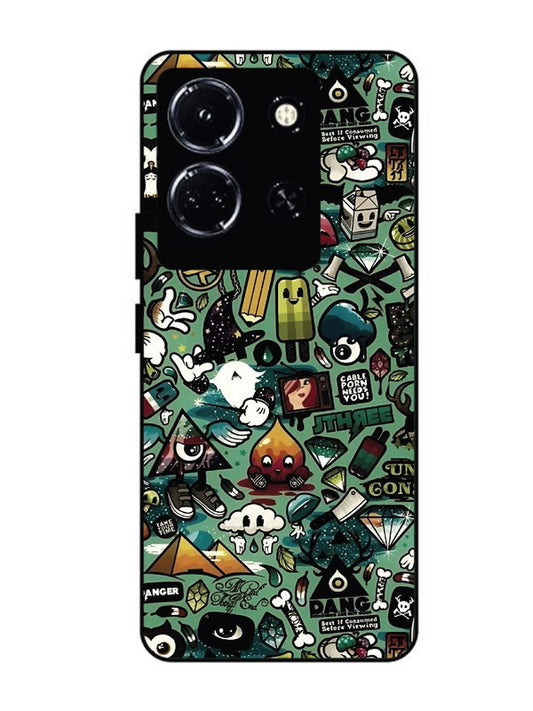 infinix note 30 5g Pop Art Doodle Graffiti Collage