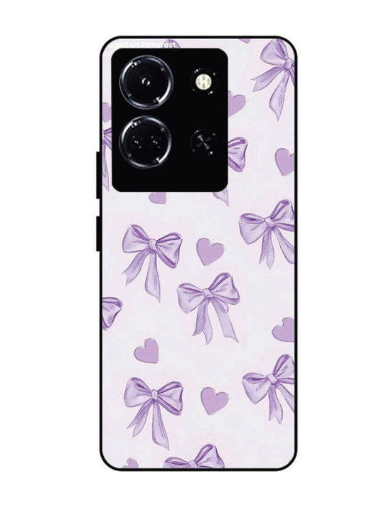 infinix note 30 5g Bow Tie, Purple Hair Band