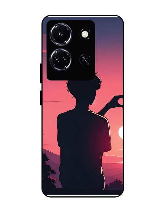 Infinix Note 30 5G Love Heart with Hand Boy