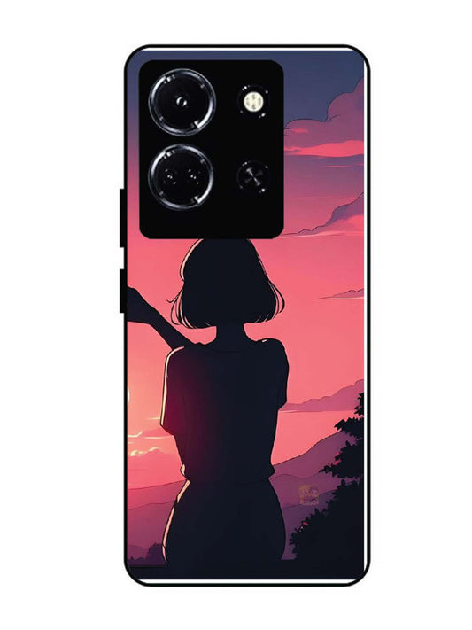 Infinix Note 30 5G Love Heart with Hand Girl