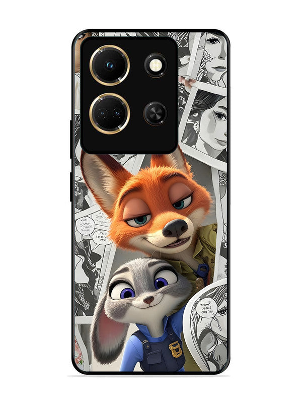 Infinix Note 30 5G Cute Nick wilde and judy hopps