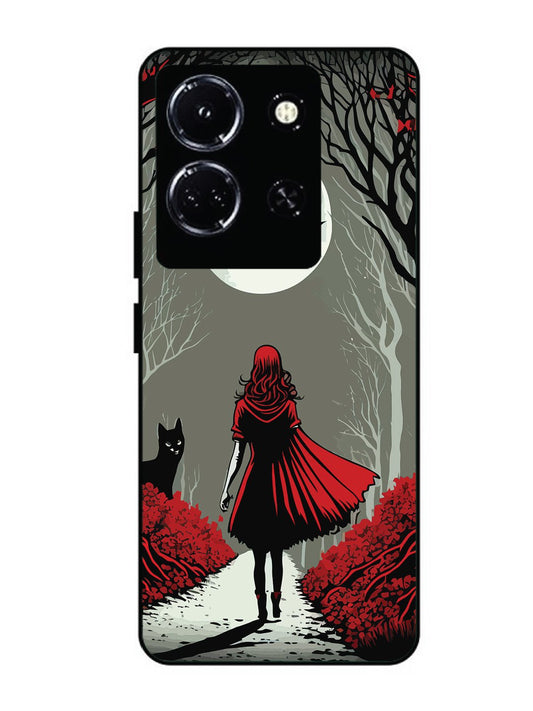 infinix note 30 5g Scarlet Girl in Red Forest