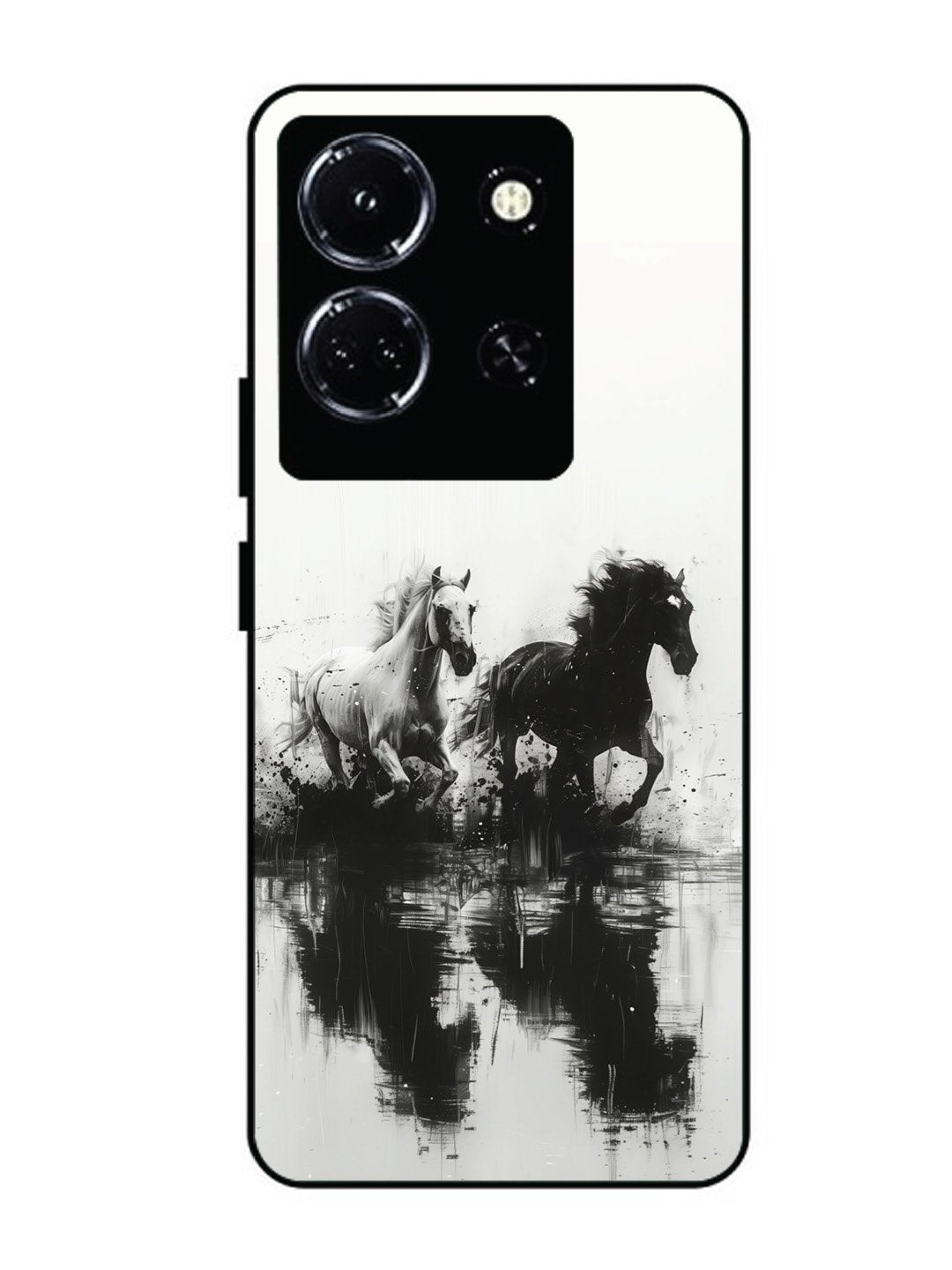 infinix note 30 5g Black & White Horse