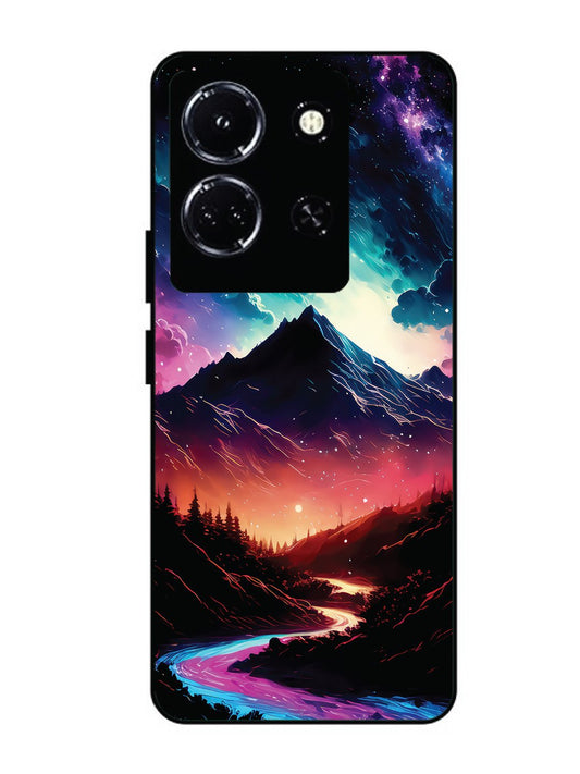 infinix note 30 5g mountain-valley-Colorful-cloud-at-night