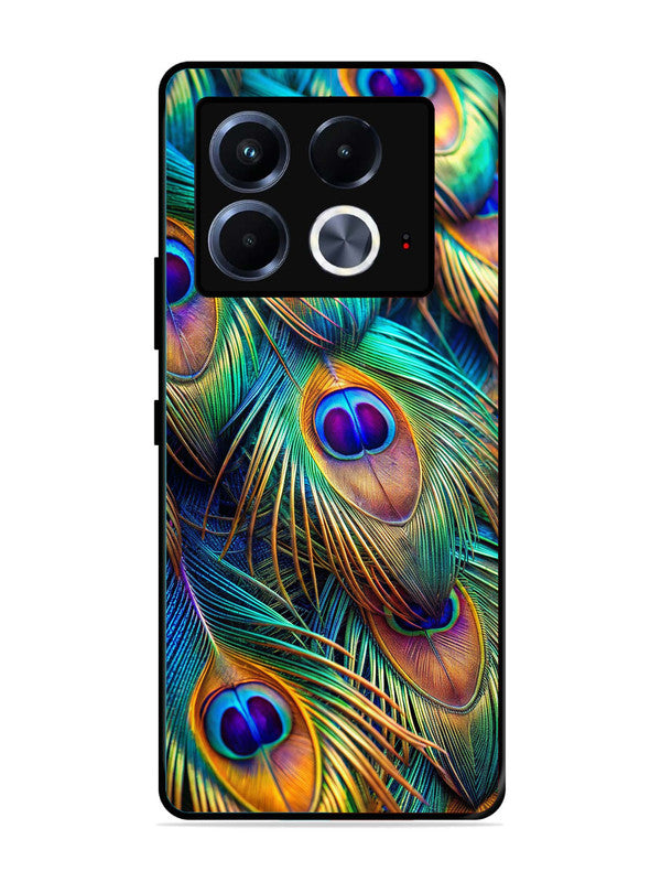 Infinix Note 40 5G peacock feather