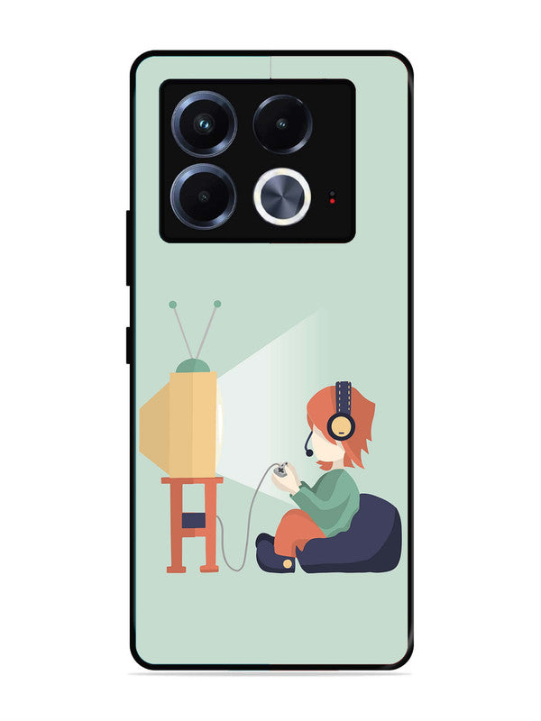 Infinix Note 40 5G Kid Playing Game