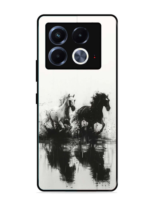 Infinix Note 40 5G Black & White Horse