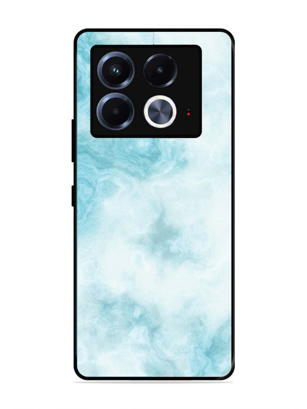 Infinix Note 40 5G Light Blue with White Ocean Marble