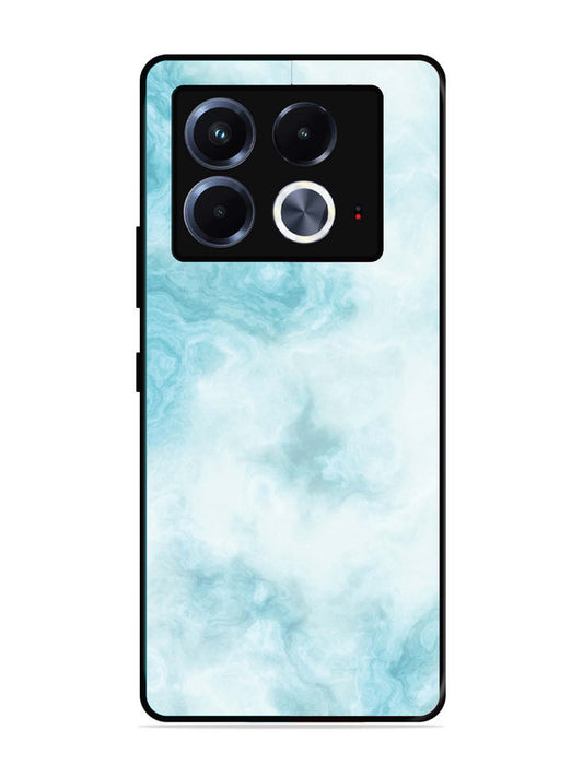 Infinix Note 40 5G Light Blue with White Ocean Marble