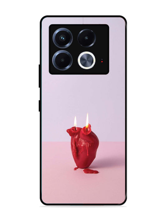 Infinix Note 40 5G A Lighted Heart Candle