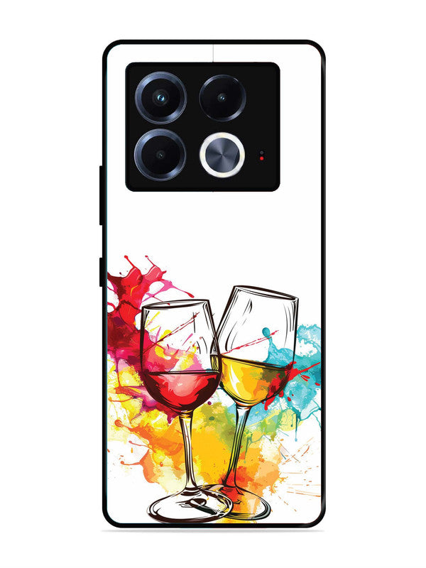 Infinix Note 40 5G Colorful wine glasses