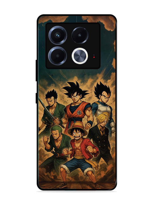 Infinix Note 40 5G OnePiece n Dragon Ball Z in one team