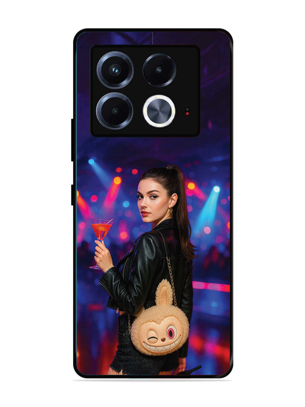 Infinix Note 40 5G Girl with Labubu Purs